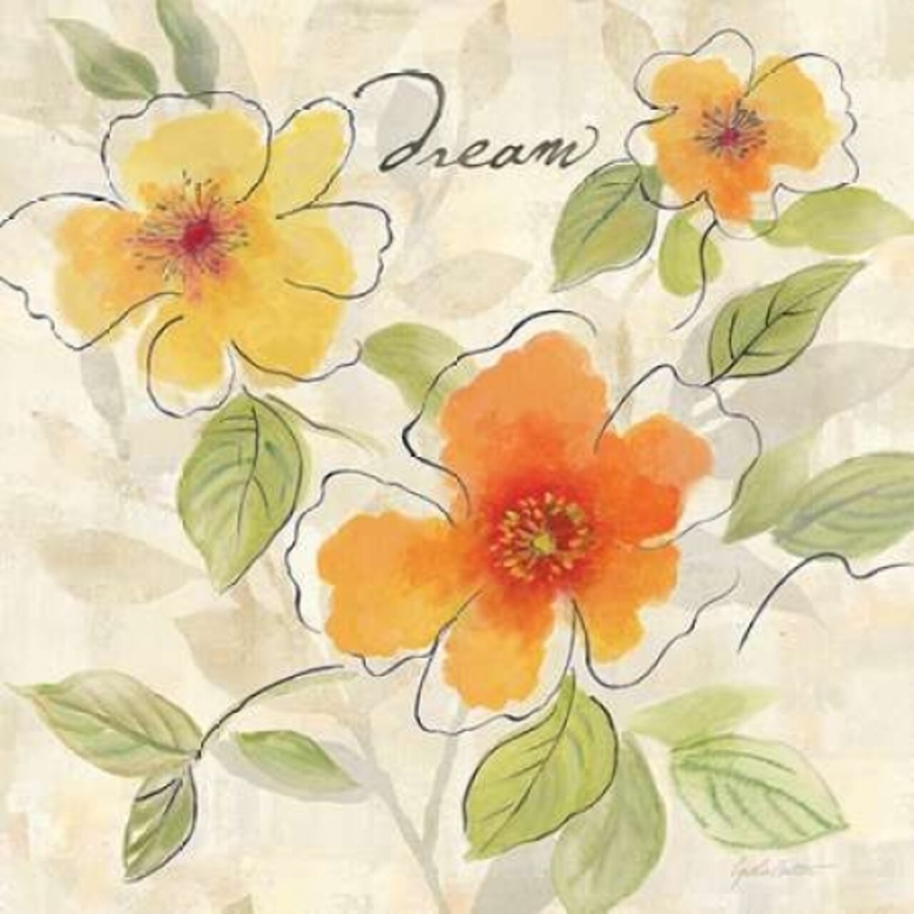 Bright Yellow Garden Trio I Poster Print by Cynthia Coulter - Item # VARPDXRB8733CC